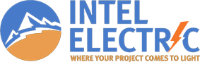 intel electric logo with the tagline "Where your project comes to light"